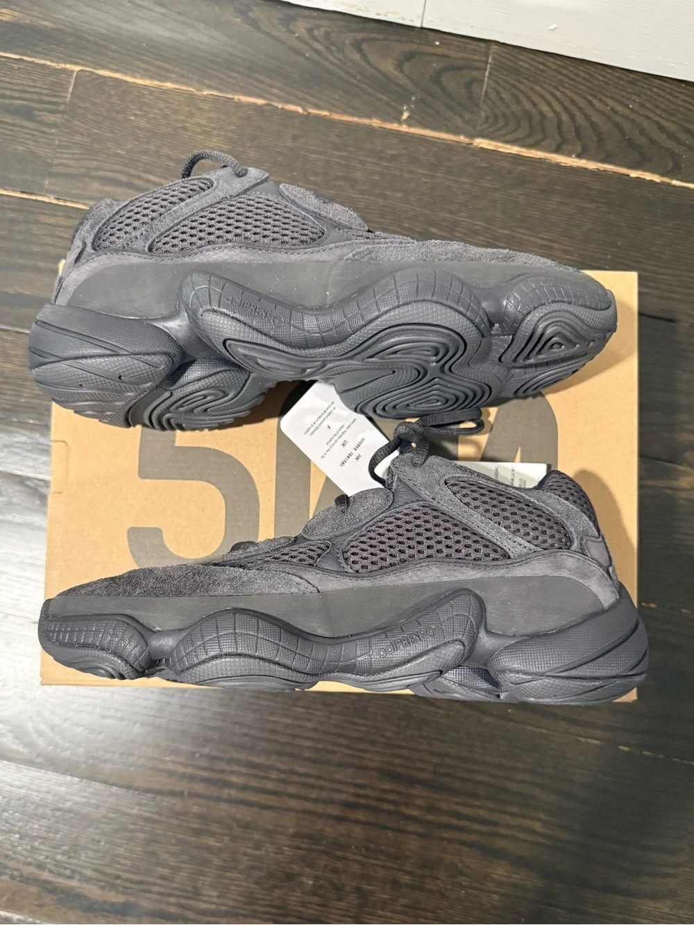 YEEZY 500 Utility Black Sneakers NWB